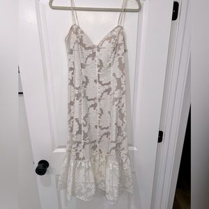 White Anthropologie Midi Dress